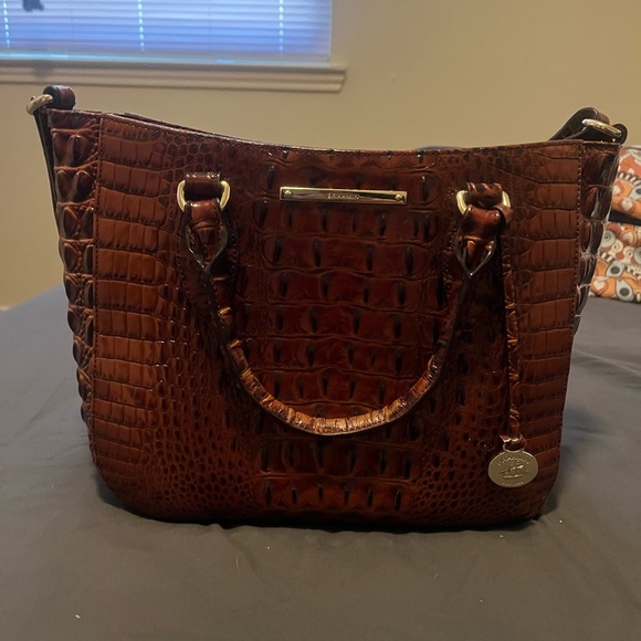 Brahmin Handbags - Brahmin Small Lena Pecan Melbourne